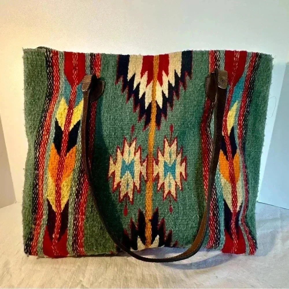 Colorful Patterned Tote Bag - Picture 15 of 15